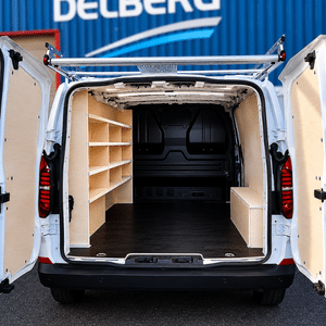 Habillage bois et étagères Transporter VU